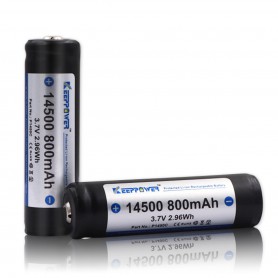 KeepPower, Keeppower 14500 800mAh (protected) - 1.6A - 2 Pieces, Other formats, NK519