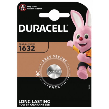 Duracell, Duracell CR1632 125mAh 3V Lithium battery, Button cells, BS231-CB