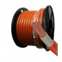 Eland Cables, 35mm2 Orange / Black Double insulated battery cable, oil resistant and very flexible (Class 6) 1 Meter, Battery...