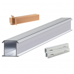 ESDEC - ESDEC 4.64 (3x 1,55m) + 2x railkoppeling ClickFit EVO montagerailset - Solar Montagemateriaal - SE065-4.6-PACK