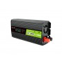 Green Cell - GREEN CELL Smart LCD 500W 12V DC naar 230V AC met USB QC3.0 zuivere sinusoïde batterijomvormer - Batterij omvorm...