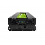 Green Cell, GREEN CELL Smart LCD 3000W 24V DC to 230V AC with USB QC3.0 Battery Inverter Pure Sinusoid, Battery inverters, GC383