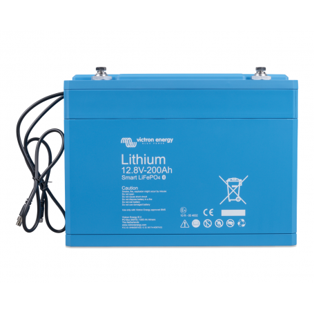 Victron energy - Victron Smart 12.8V/200Ah LiFePO4 Batterie avec insert à vis M8 - Batterie LiFePO4 - SL337