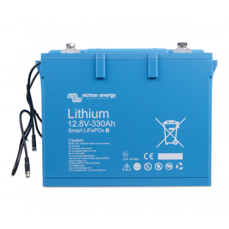 Victron energy - Victron Smart 12.8V/330Ah LiFePO4 Batería con inserto de tornillo M10 - Batería LiFePO4 - SL338