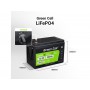 Green Cell, Green Cell LiFePO4 12.8V 200Ah 2560Wh battery for solar panels and campers New S Edition, LiFePO4 battery, GC387-...