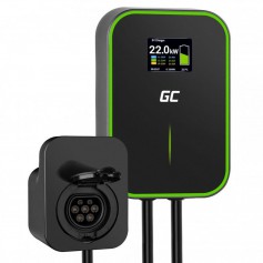 Green Cell - GREEN CELL EV Wallbox PowerBox 22kW RFID-oplader met Type 2-aansluiting voor elektrische auto - EV Charge - GC30...