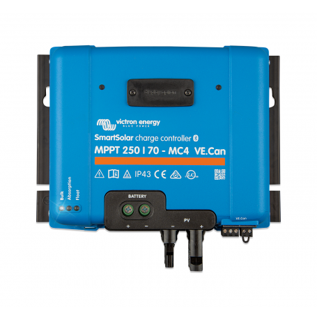 Victron energy - Victron 250V/70A-MC4 VE.Can SmartSolar MPPT Regolatore di carica solare - MPPT SmartSolar - SL374