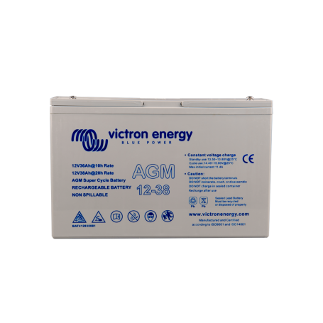 Victron energy - Victron 12V 38Ah (C20) AGM Super Cycle Batterie M5 -  - SL431