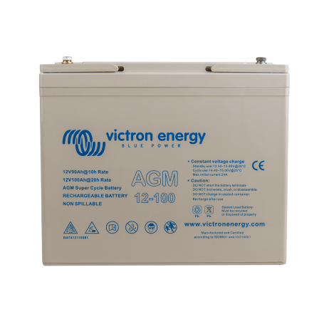 Victron energy - Batteria Victron 12V 100Ah (C20) AGM Super Cycle M6 - Battery Lead-acid  - SL433