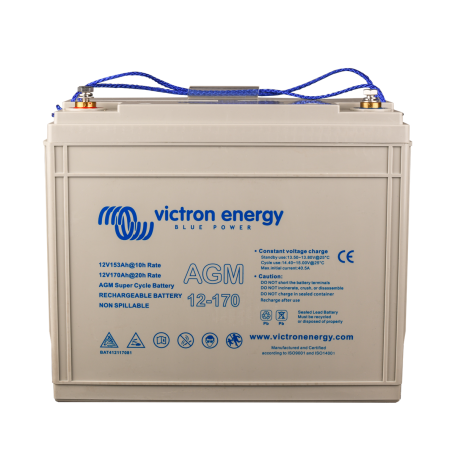 Victron energy - Batteria Victron 12V 170Ah (C20) AGM Super Cycle M8 - Battery Lead-acid  - SL435