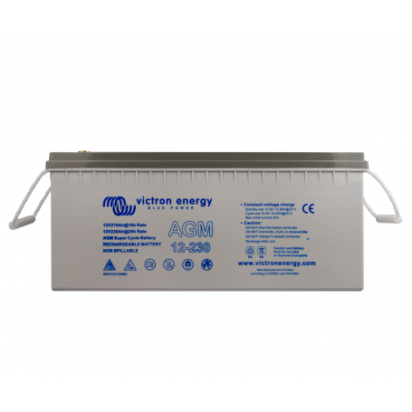 Victron energy - Batteria Victron 12V 230Ah (C20) AGM Super Cycle M8 - Battery Lead-acid  - SL436