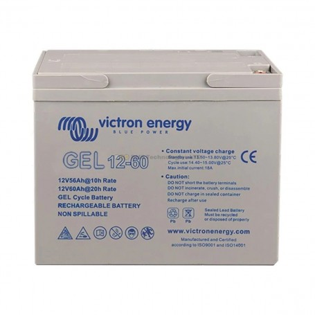 Victron energy, Victron 12V 60Ah (C20) GEL Deep Cycle Battery M6, Battery Lead-acid , SL437