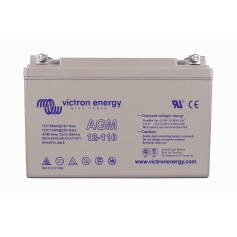Victron 12V 110Ah (C20) AGM Deep Cycle-accu M8 Insert