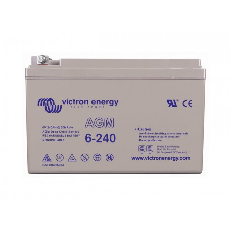 Victron energy, Victron 6V 240Ah (C20) AGM Deep Cycle Battery M6, Battery Lead-acid , SL444