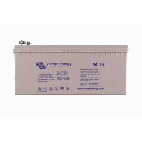 Victron energy - Victron 12V 220Ah (C20) AGM Deep Cycle-accu M8 Bolt -  - SL454