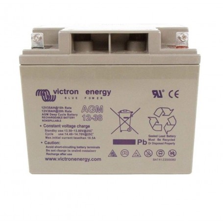 Victron energy - Victron 12V 38Ah (C20) AGM Deep Cycle Batterie M6 Bolt - Batterie Blei-Säure - SL448