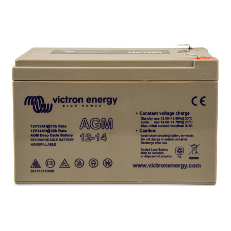 Victron energy - Victron 12V 14Ah (C20) AGM Deep Cycle-accu -  - SL446