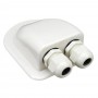 Oem - Conducto de tejado Para cables de paneles solares para caravanas, autocaravanas y barcos Monovía y doble vía Negro o Bl...