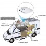 Oem - Dachdurchführung für Solarpanelkabel für Caravan, Wohnmobil und Boote, ein- und zweiseitig, schwarz oder weiß - BOL SPE...