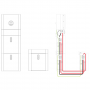 KSTAR - KSTAR 10-15kW H3-H5 Cavi di collegamento batterie e coperchio superiore - Cavi della batteria - 10-15KW-CABLE