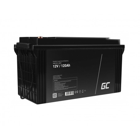 Green Cell - Green Cell 12V 120Ah B5 (M8 Bolt) VRLA AGM accu -  - GC392-AGM31