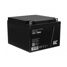 Green Cell - Green Cell 12V 26Ah M5 (F3) Terminal VRLA AGM Batterie - Battery Lead-acid  - GC394-AGM35