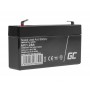 Green Cell - Green Cell 6V 1.2Ah (F1 4.6mm) 1200mAh VRLA AGM accu -  - GC401-AGM52