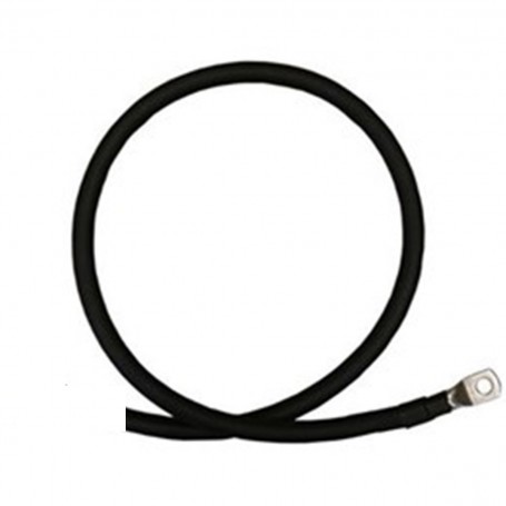 DG RUBBER HOLLAND - Cavo batteria nero 16mm² - 2 metri - 1x occhiello M8 e estremità libera (per caricabatterie MPPT) - Cavi ...