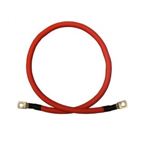 OEM - Accukabel rood 50mm² - 2 meter - 2x M8 oog - Accu Kabels - DG002-50-2M-RE-2XM8
