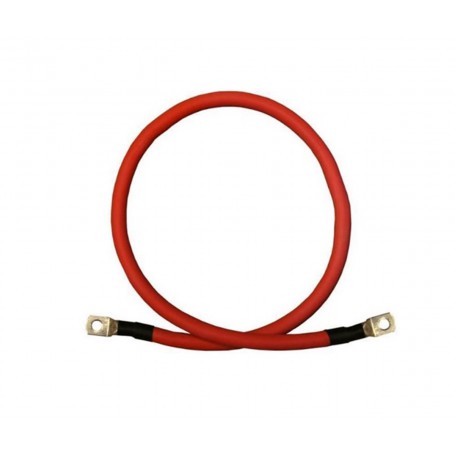 DG RUBBER HOLLAND - Accukabel rood 16mm² - 2 meter - 2x M8 oog - Accu Kabels - DG002-16-2M-RE-2XM8