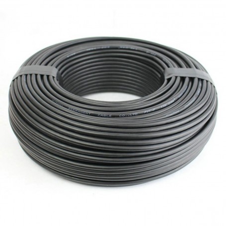Elettro Brescia - Cavo del pannello solare da 4 mm2 (12 AWG 1Kw) - rosso o nero - 250 metri - Cavi Solari - SE473-CB