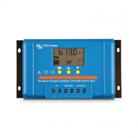 Victron energy, Victron BlueSolar PWM-LCD & USB Charge Controller 12/24V-30A, Solar controller, SL771