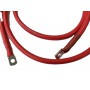 OEM - Cavo batteria rosso 35mm² - 2 metri - 2x M8 occhiello con Mega Fuse 80A - Cavi della batteria - DG002-35-2M-RE-M8-80A