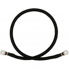 Accukabel zwart 50mm² - 2 meter - 2 x M10 oog