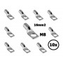 Sicame - Eland Cables 16 mm2 kabelschoen M8 - Enkel (10x set) - Accu Kabels - DE16-08
