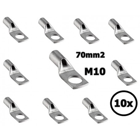 Sicame, Terminal de cable 70 mm2 Lug M8 - Sencillo (10x set), Cables de batería, DE70-08