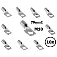 Terminal de cable 70 mm2 Lug M8 - Sencillo  (10x set)