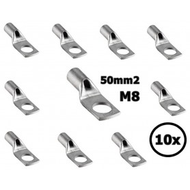 Sicame, 50 mm2 Cable Terminal Lug M8 - Single (10x set), Battery Cables, DE50-08