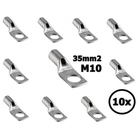 Sicame - Terminale per cavo da 35 mm2 M10 - Singolo (10x set) - Cavi della batteria - DE35-10