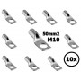 Sicame, 50 mm2 Cable Terminal Lug M10 - Single (10x set), Battery Cables, DE50-10