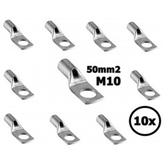 Sicame, Terminal de cable 50 mm2 Lug M10 - Sencillo (10x set), Cables de batería, DE50-10