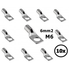 Sicame - 6 mm2 Kabelschuh M6 - Einzeln (10x set) - Batteriekabel - DE6-06