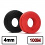 Elettro Brescia - 4mm2 (12AWG) Solarpanel-Draht - Rot oder Schwarz - 100 Meter - Solarkabel - SE450-CB
