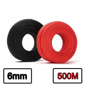 Elettro Brescia, 6mm2 Solar Wire - Red or Black - 500 Meter, Solar Cables, 6MM-500M-CB