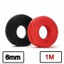 Elettro Brescia - 6mm2 Solar Wire - Red or Black - 1 Meter - Solar Cables - 6MM-1M-CB