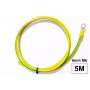 Oem, Grounding cable 6mm² 1-15 meter 1x M6 eye, Cabling and connectors, DG003-6MM-M6