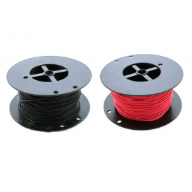 DG RUBBER HOLLAND, Rollo de 50 metros de 70mm², rojo y negro Cable de batería con doble aislamiento, resistente al aceite y m...