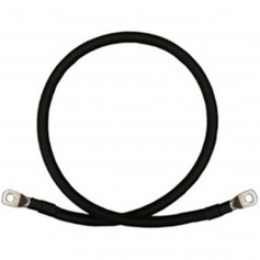 DG RUBBER HOLLAND, Cavo batteria nero 35mm² - 2 metri - 1x occhiello M8 e 1x occhiello M10, Cavi della batteria, DG002-35-2M-...