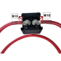 DG RUBBER HOLLAND, Battery cable SET 35mm² Red (M8 0.3M M10 M10 1.2M M8) Black (M8 1.5M M8), Battery Cables, DG003-35-1.5M-SW...