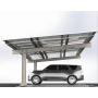 , Structure métallique pour abri de voiture, Matériel de montage solaire, CARPORT